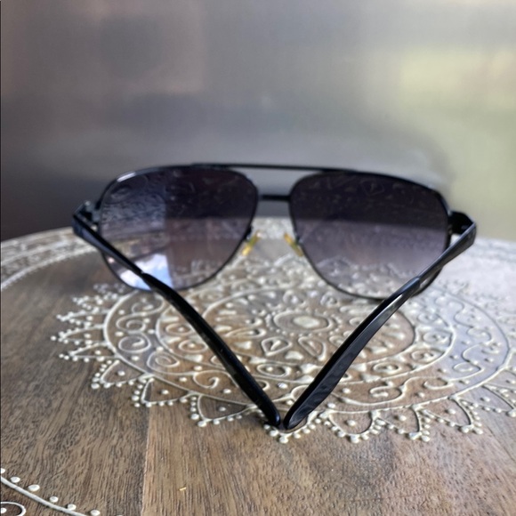 Black Aviator Sunglasses, Armani Exchange A/X - Picture 4 of 5